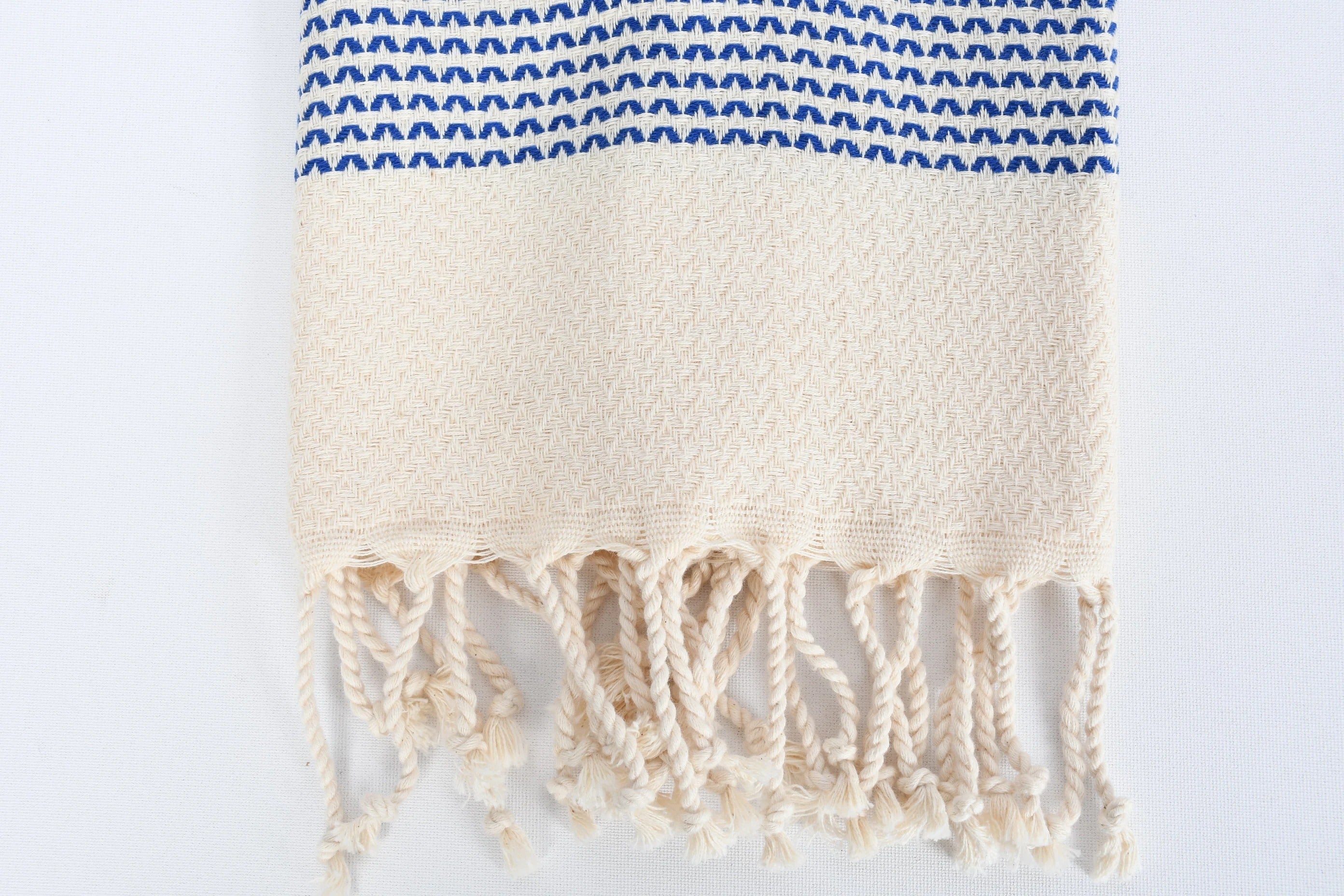 Mare Blue Handwoven Turkish Peşkir Towel - Atlas & Kiln