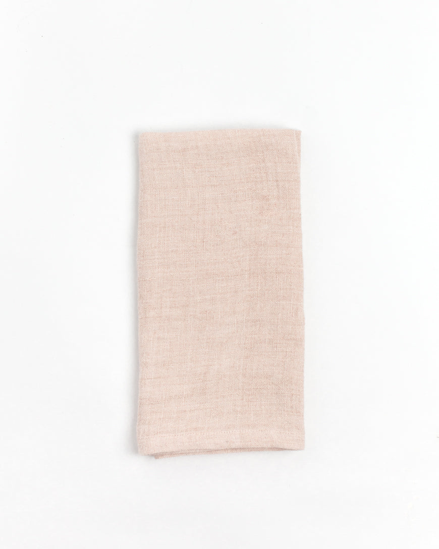 Kerala Stone Washed Linen Dinner Napkins