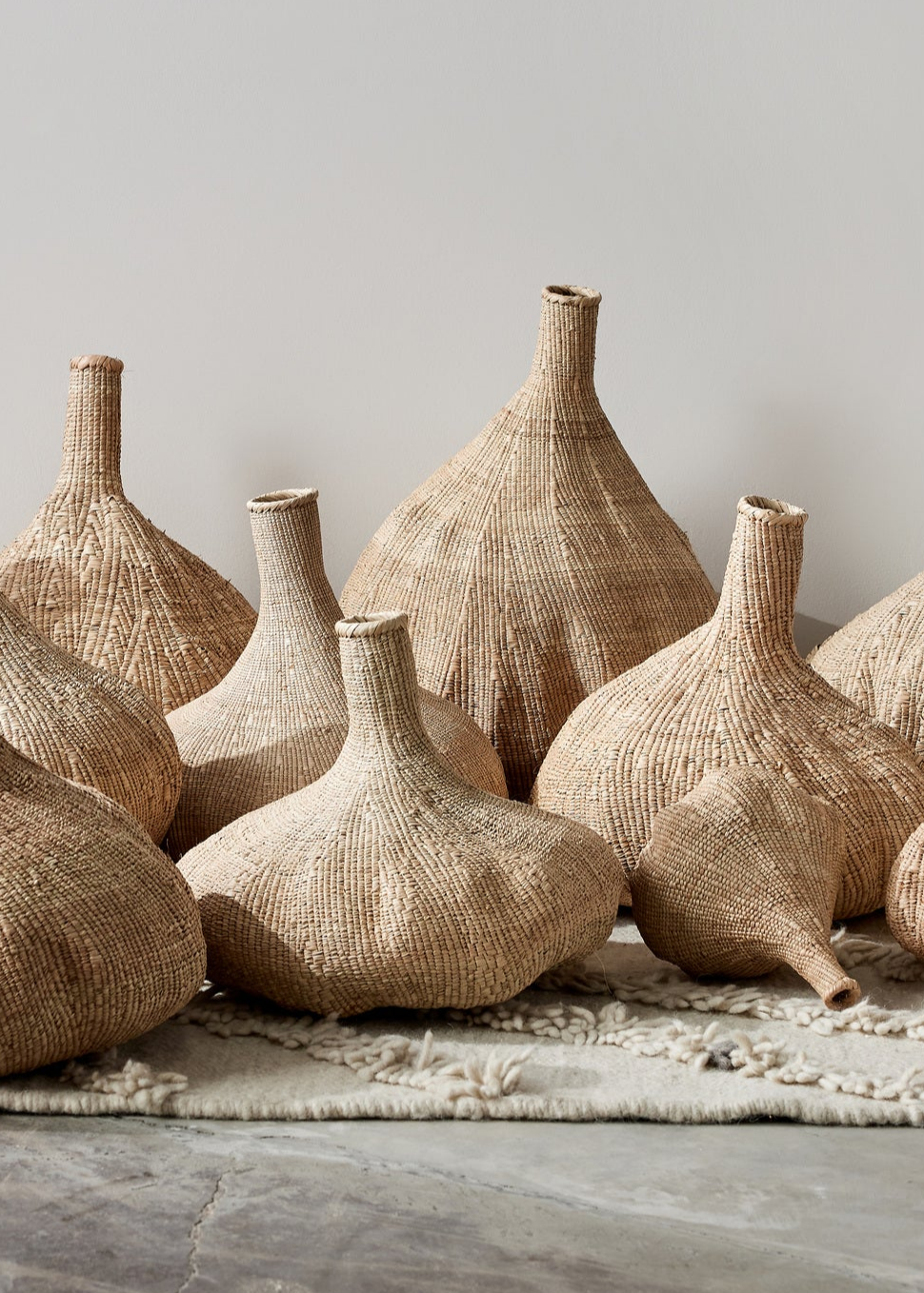 Long-Necked Ilala Garlic Gourd Basket - Atlas & Kiln