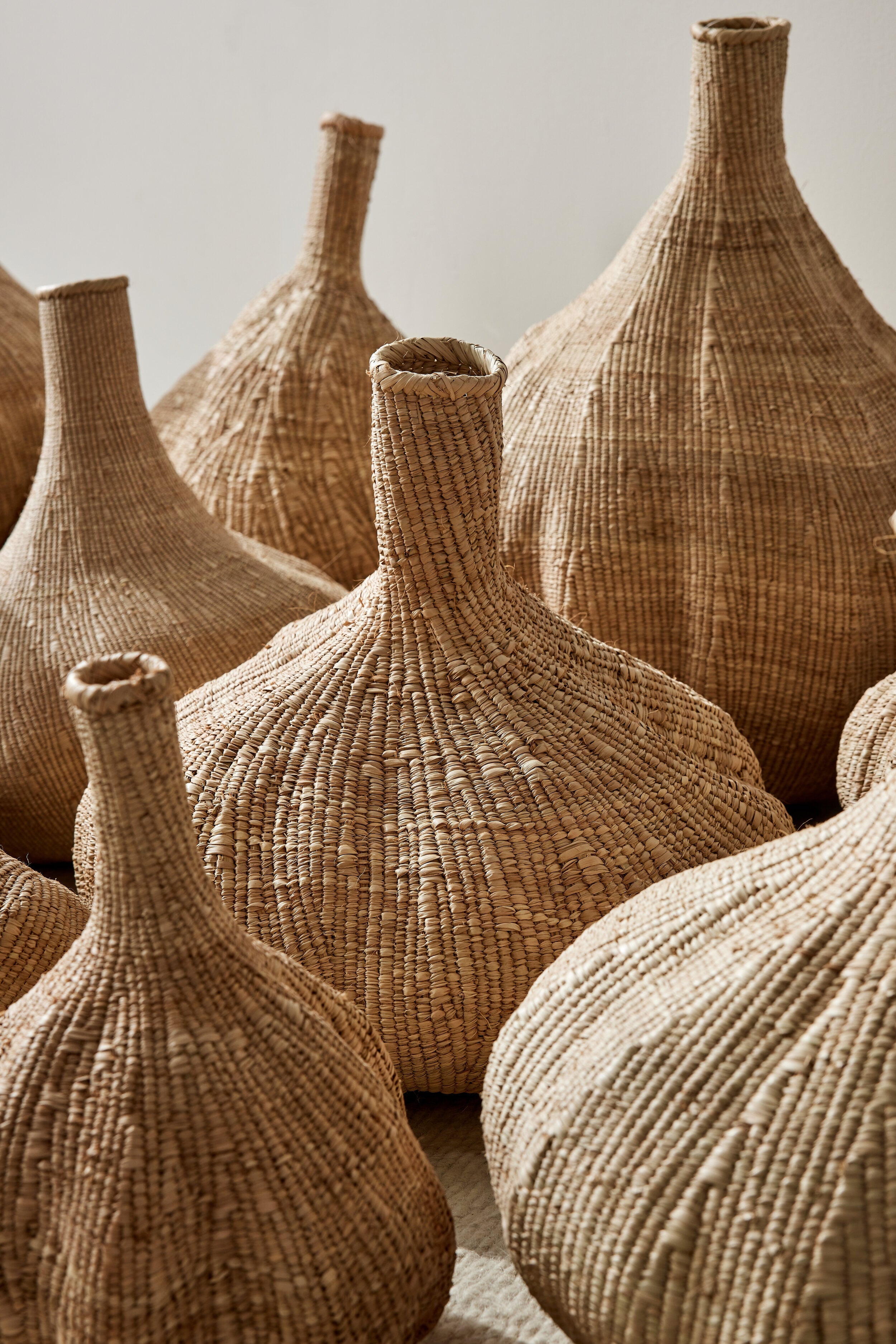Long-Necked Ilala Garlic Gourd Basket - Atlas & Kiln