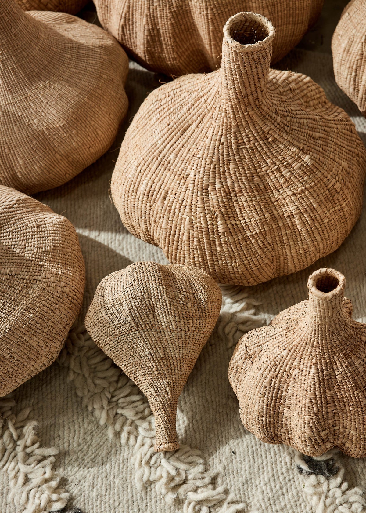 Long-Necked Ilala Garlic Gourd Basket - Atlas & Kiln
