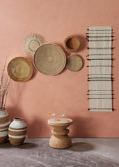 Chiaroscuro Handwoven Cotton Wall Hanging - Atlas & Kiln