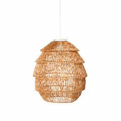 Radiance Layered Natural Rattan Pendant Light - Atlas & Kiln