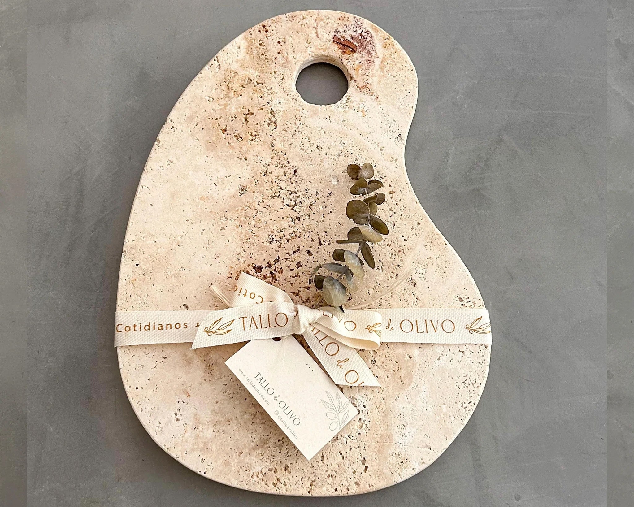 Hand-Carved Colombian Marble Cheese Board - Atlas & Kiln