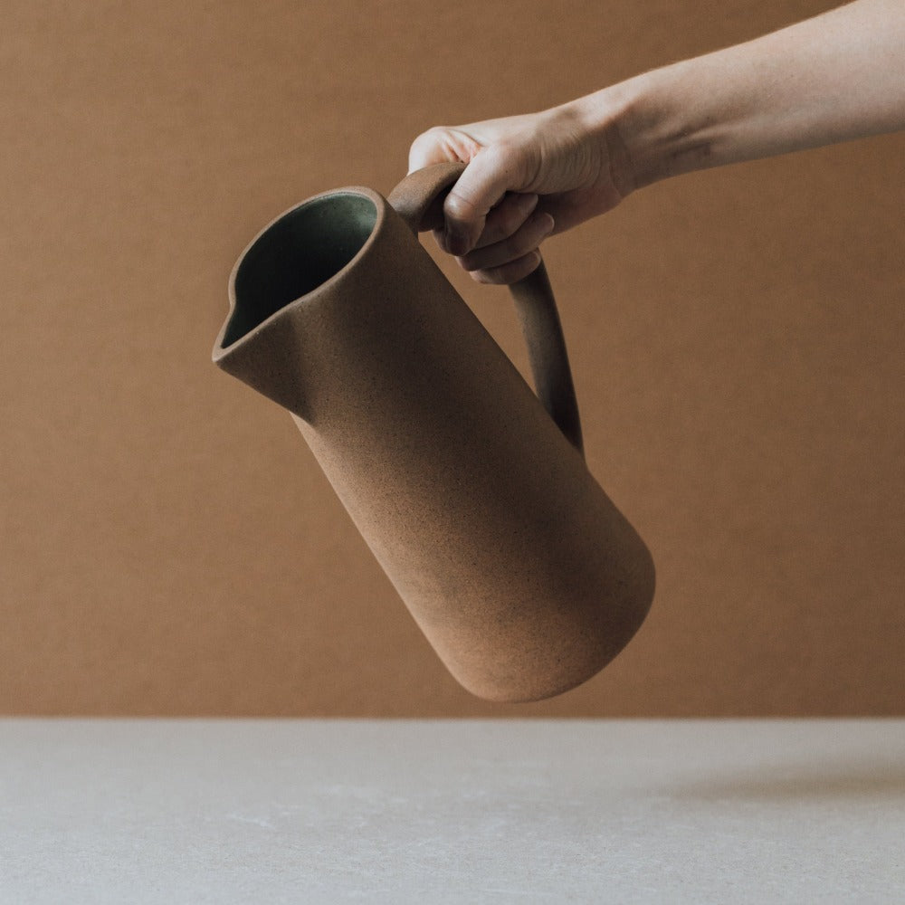 Tall Mexican Clay Pitcher - Atlas & Kiln
