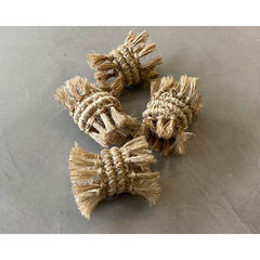 Handwoven Colombian Fique Napkin Rings – Set of 4 - Atlas & Kiln