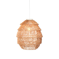 Radiance Layered Natural Rattan Pendant Light - Atlas & Kiln