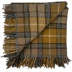 Highland Tweeds Natural Buchanan Pure Wool Throw