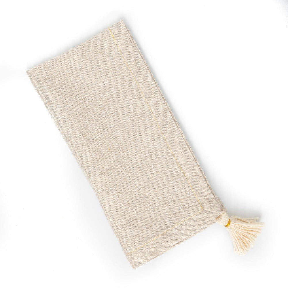 Handwoven Colombian Tassel Napkins – Set of 4 - Atlas & Kiln