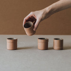 Kiln-Fired Mexican Terracotta Mezcal Cup - Atlas & Kiln