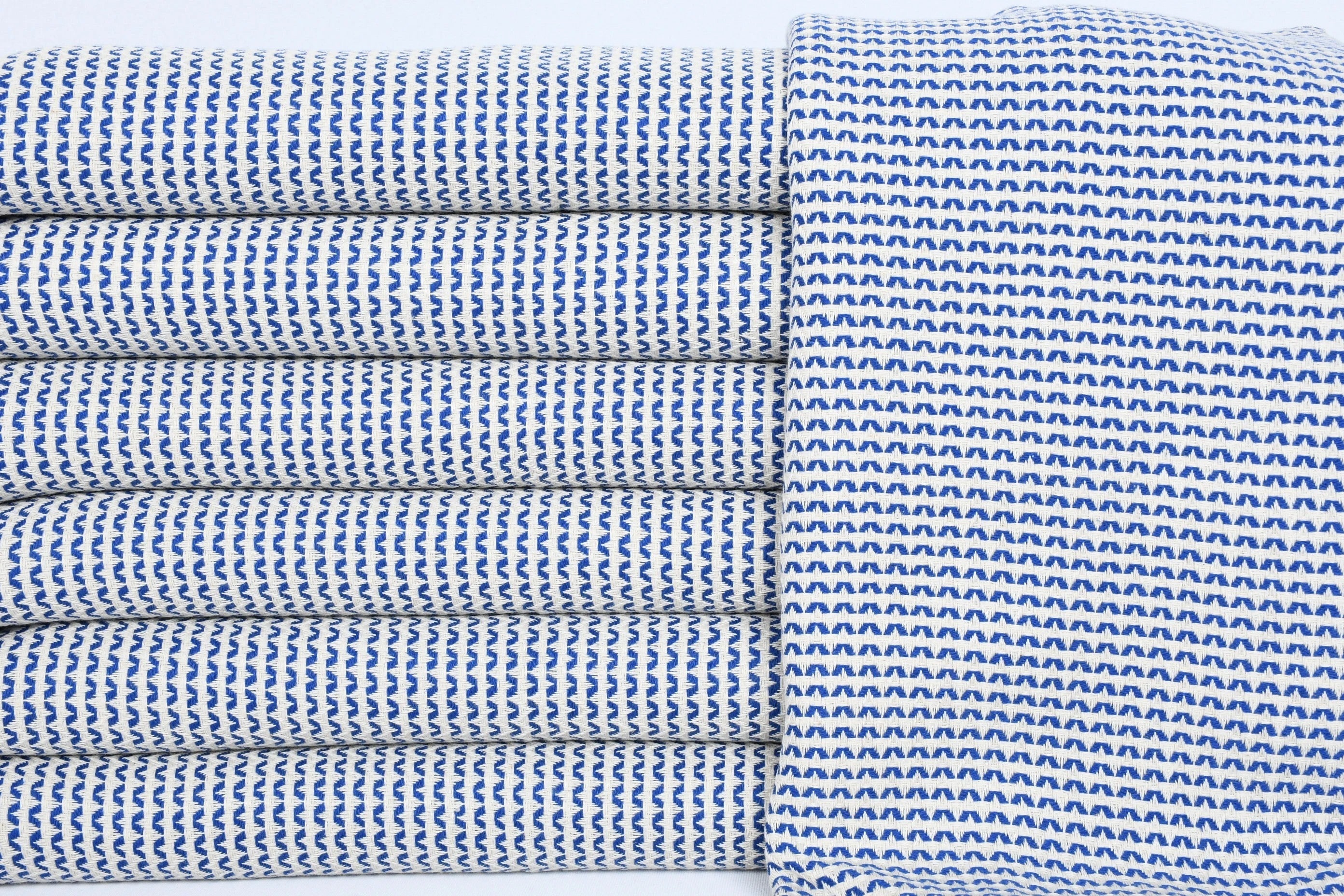 Mare Blue Handwoven Turkish Peşkir Towel - Atlas & Kiln