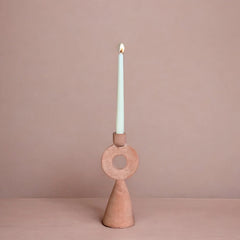 Asha Sculptural Terracotta Candle Holder - Atlas & Kiln