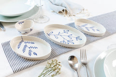 Süheyla Hand-Painted Porcelain Nesting Plates - Atlas & Kiln