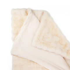 Southampton Home Cloud Faux-Fur Throw – Champagne Mist