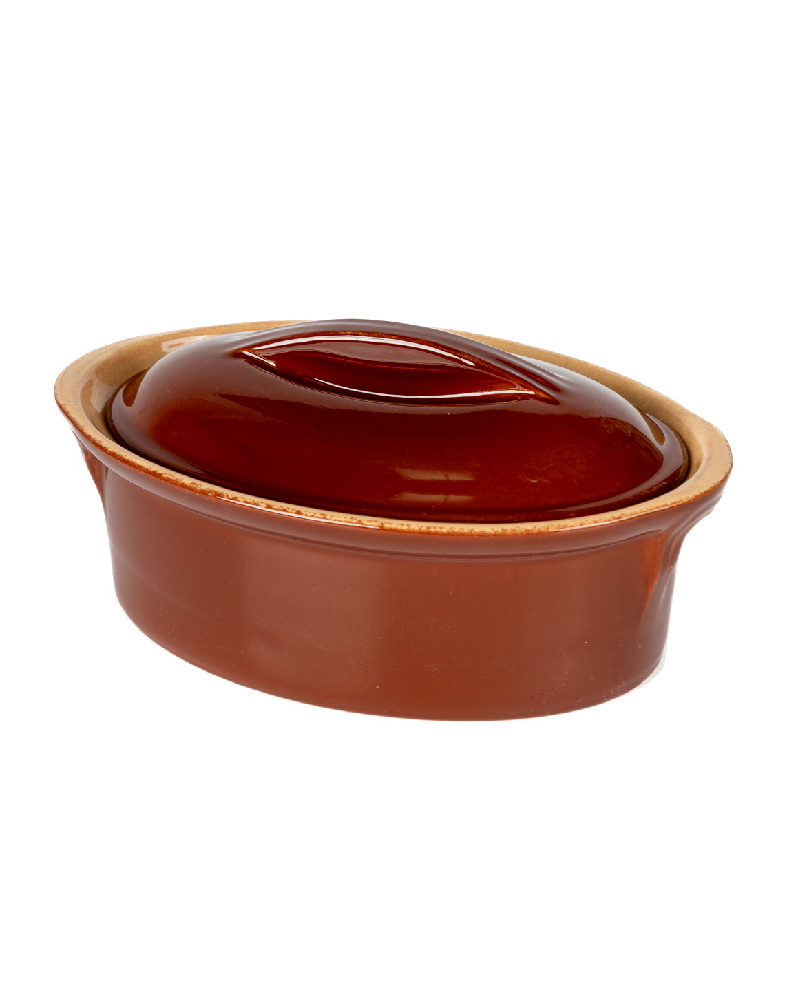 Vintage Oval Lidded Baking Dish - Atlas & Kiln