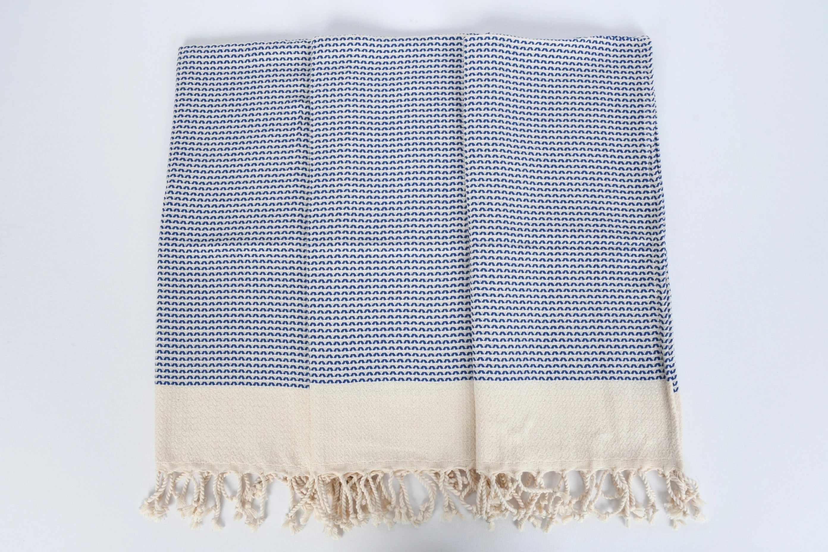 Mare Blue Handwoven Turkish Peşkir Towel - Atlas & Kiln