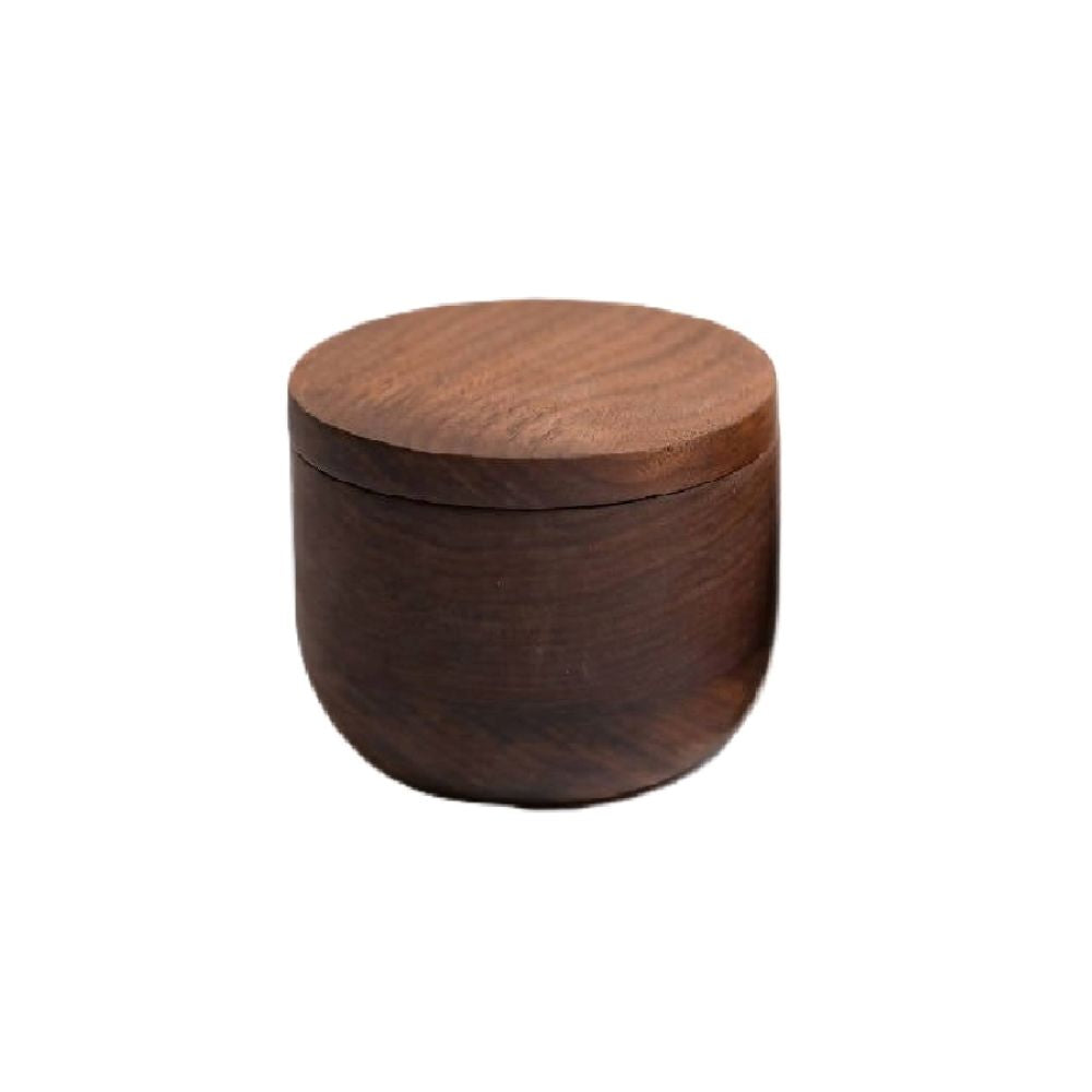 Kambur Handcrafted Walnut Spice Jar - Atlas & Kiln