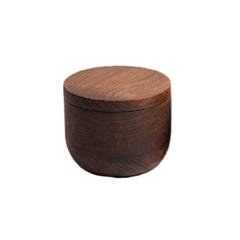 Kambur Handcrafted Walnut Spice Jar - Atlas & Kiln
