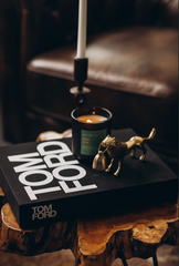 Sculptural Gold Lion Candle Snuffer