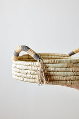 Natural Banded Betty Tray with Tassel - Atlas & Kiln