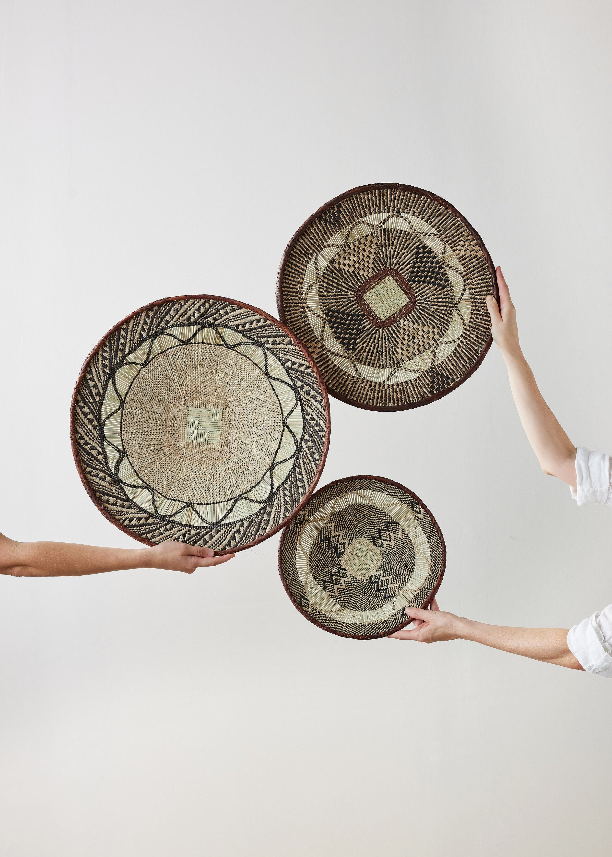 Binga Lace Patterned Basket - Atlas & Kiln