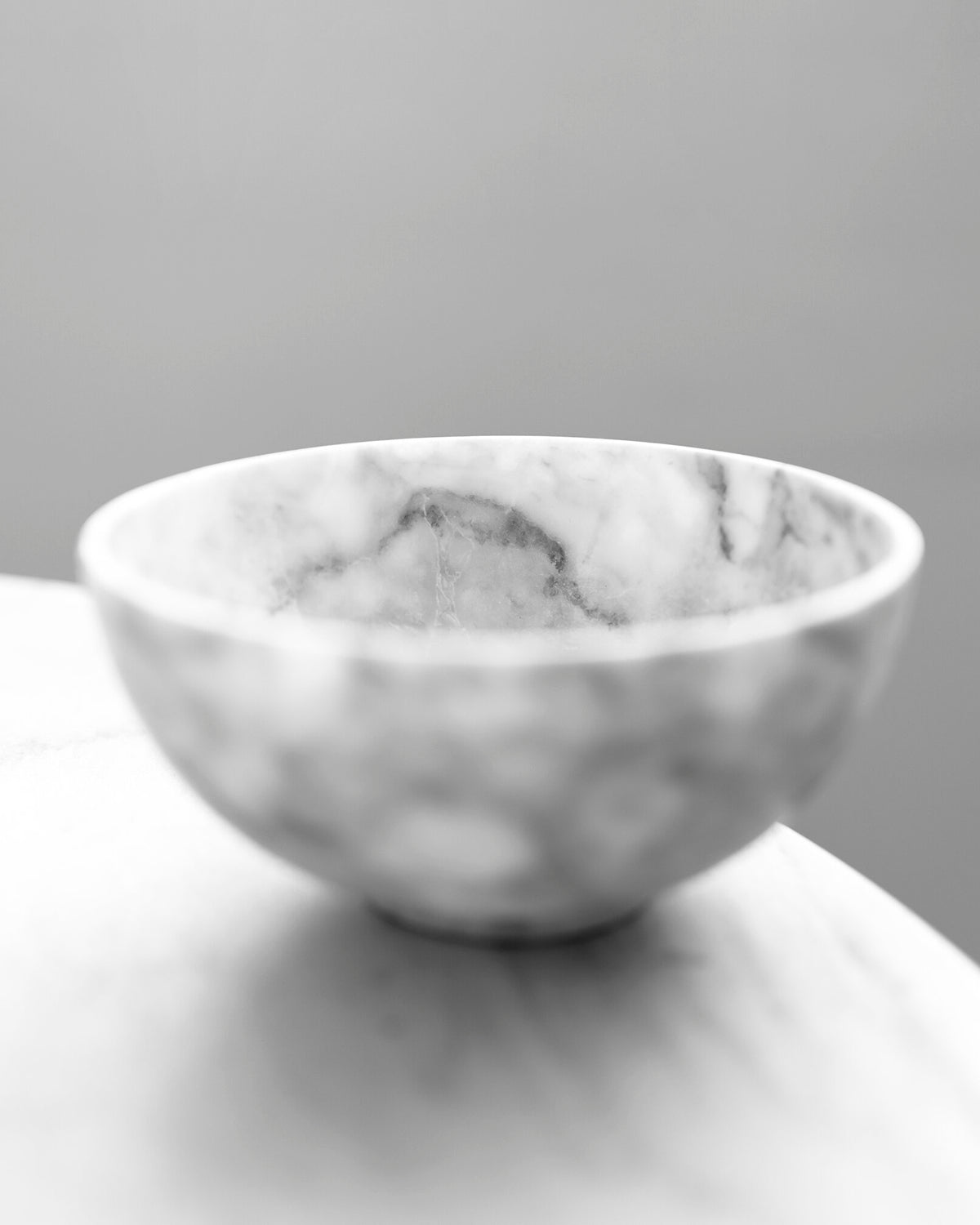Hand Carved Bowls in White Marble - Multiple Sizes - Atlas & Kiln