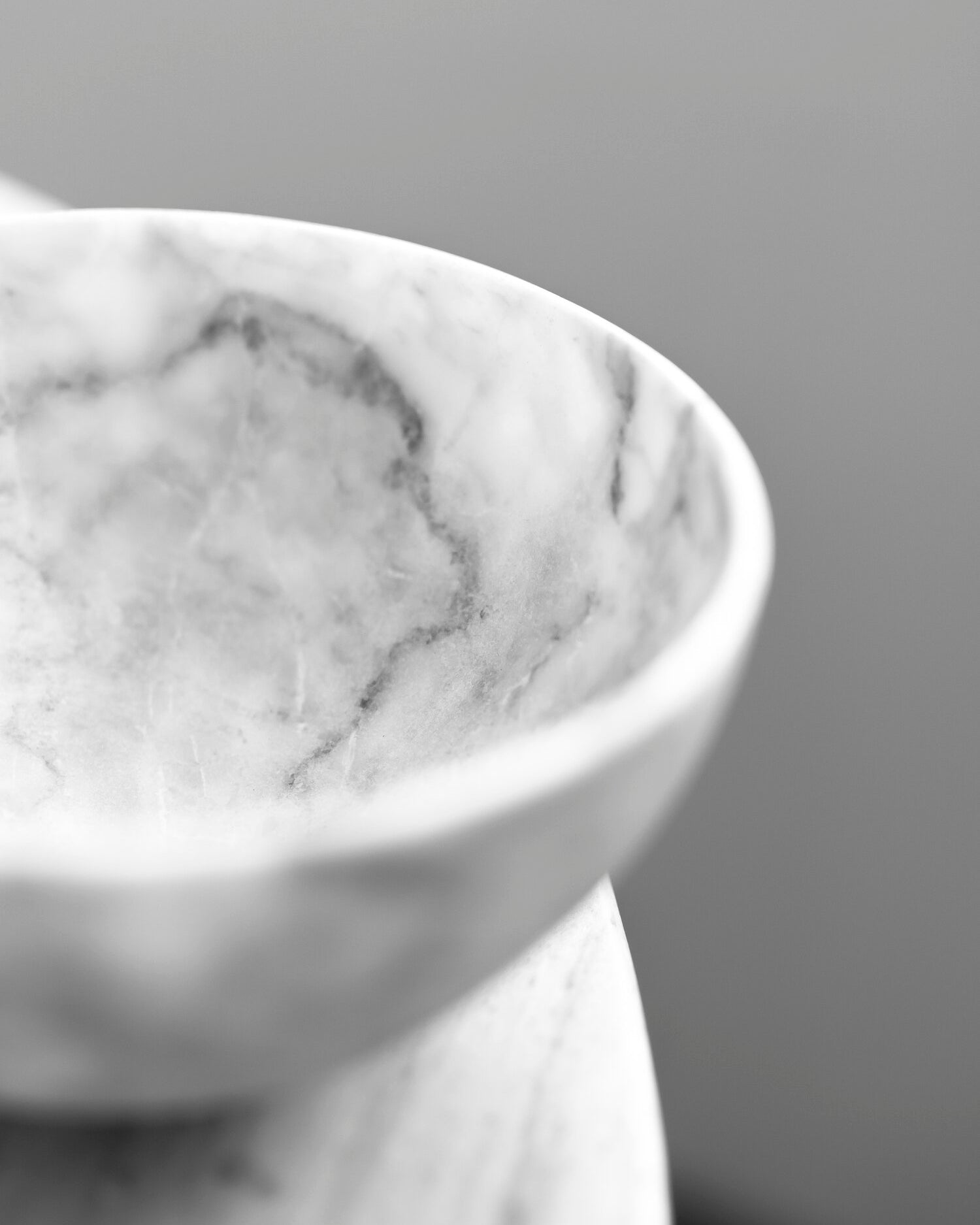 Hand Carved Bowls in White Marble - Multiple Sizes - Atlas & Kiln