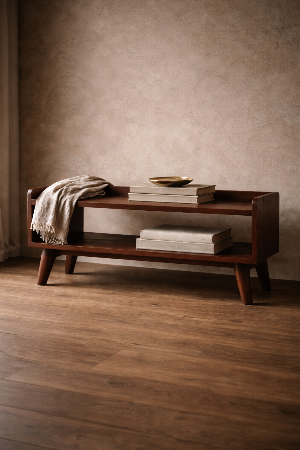 Cherry Nordic Storage Bench