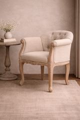 French Style Deep Button Chair