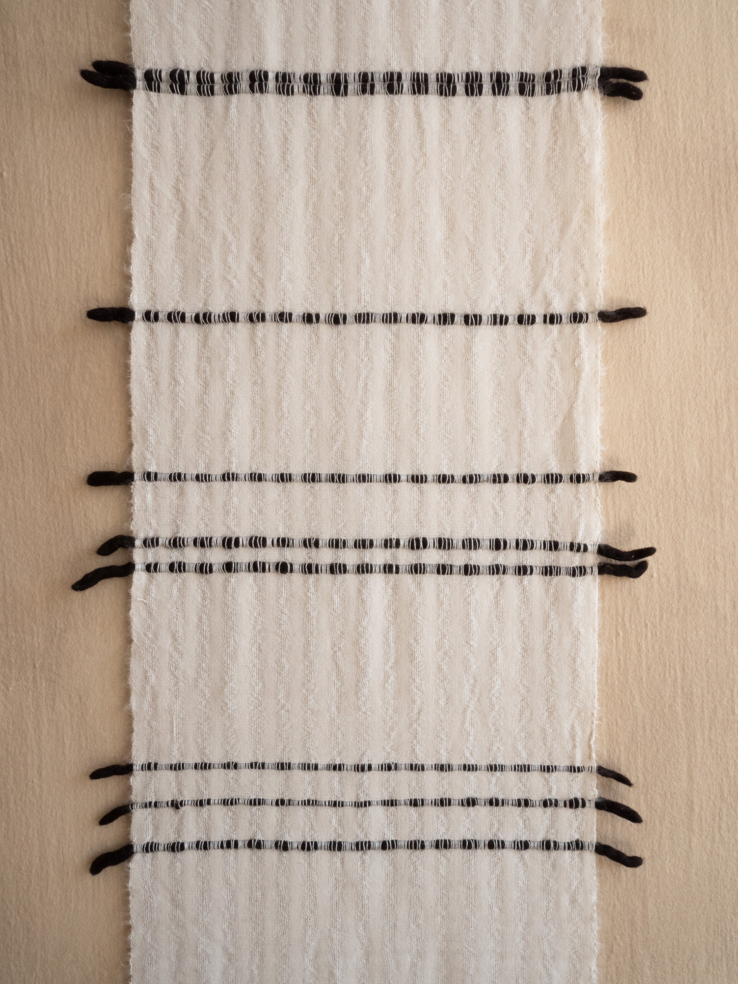 Chiaroscuro Handwoven Cotton Wall Hanging - Atlas & Kiln