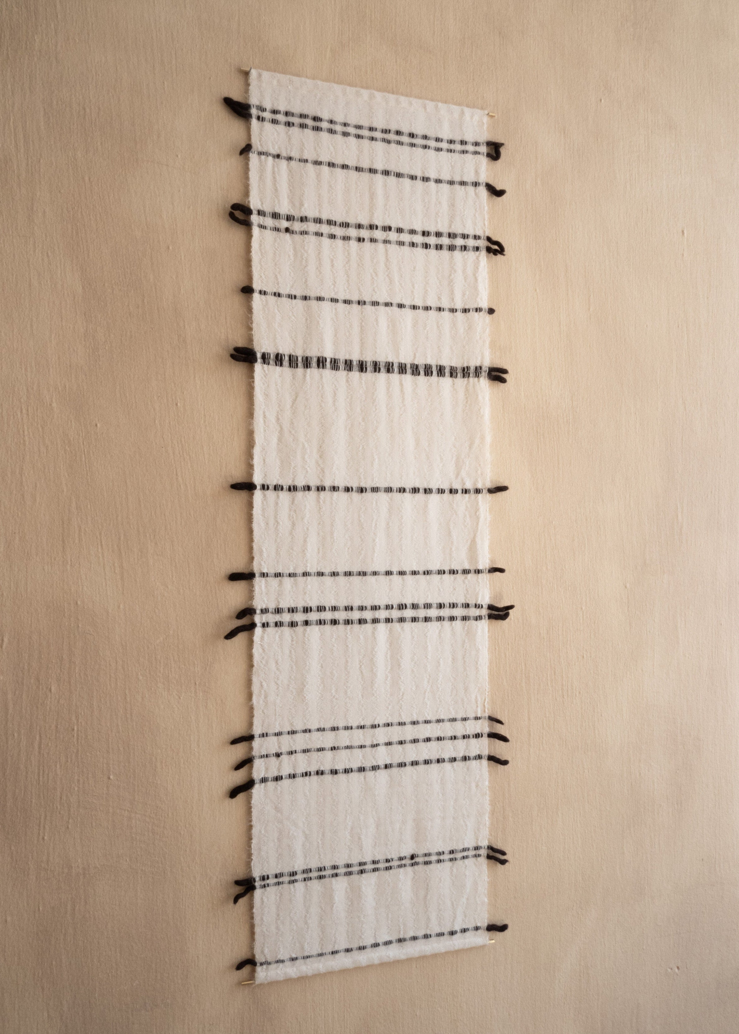 Chiaroscuro Handwoven Cotton Wall Hanging - Atlas & Kiln