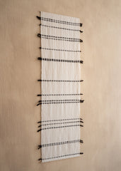 Chiaroscuro Handwoven Cotton Wall Hanging - Atlas & Kiln