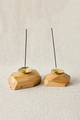 Wood Incense and Candle Holder by Dor+Kie - Atlas & Kiln