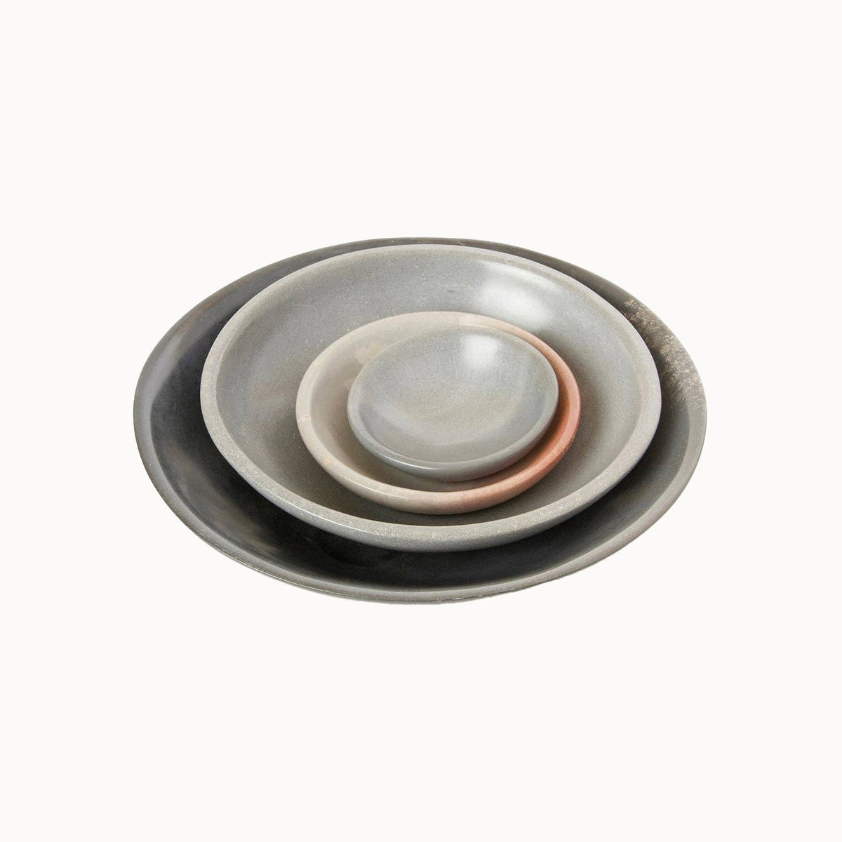 Dove Gray Soapstone Bowl