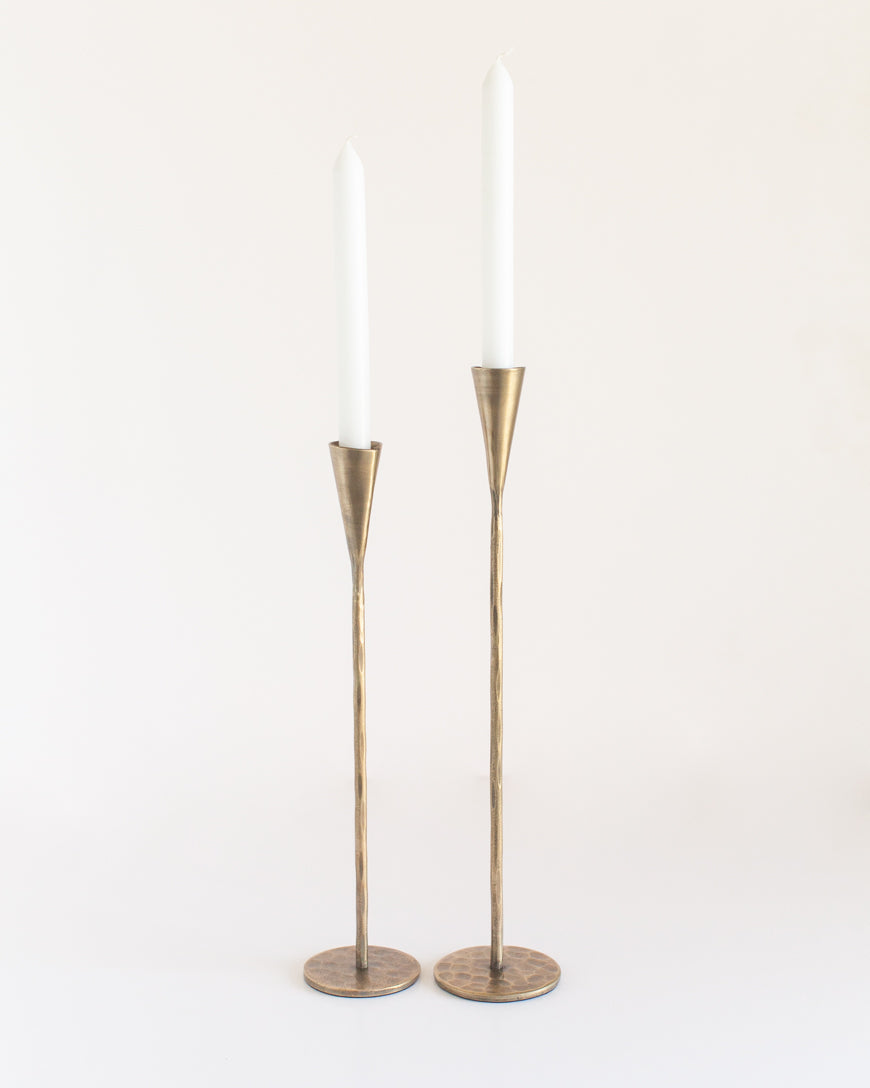 Phoenix Graduated Iron Candle Stands – Set of 2 - Atlas & Kiln