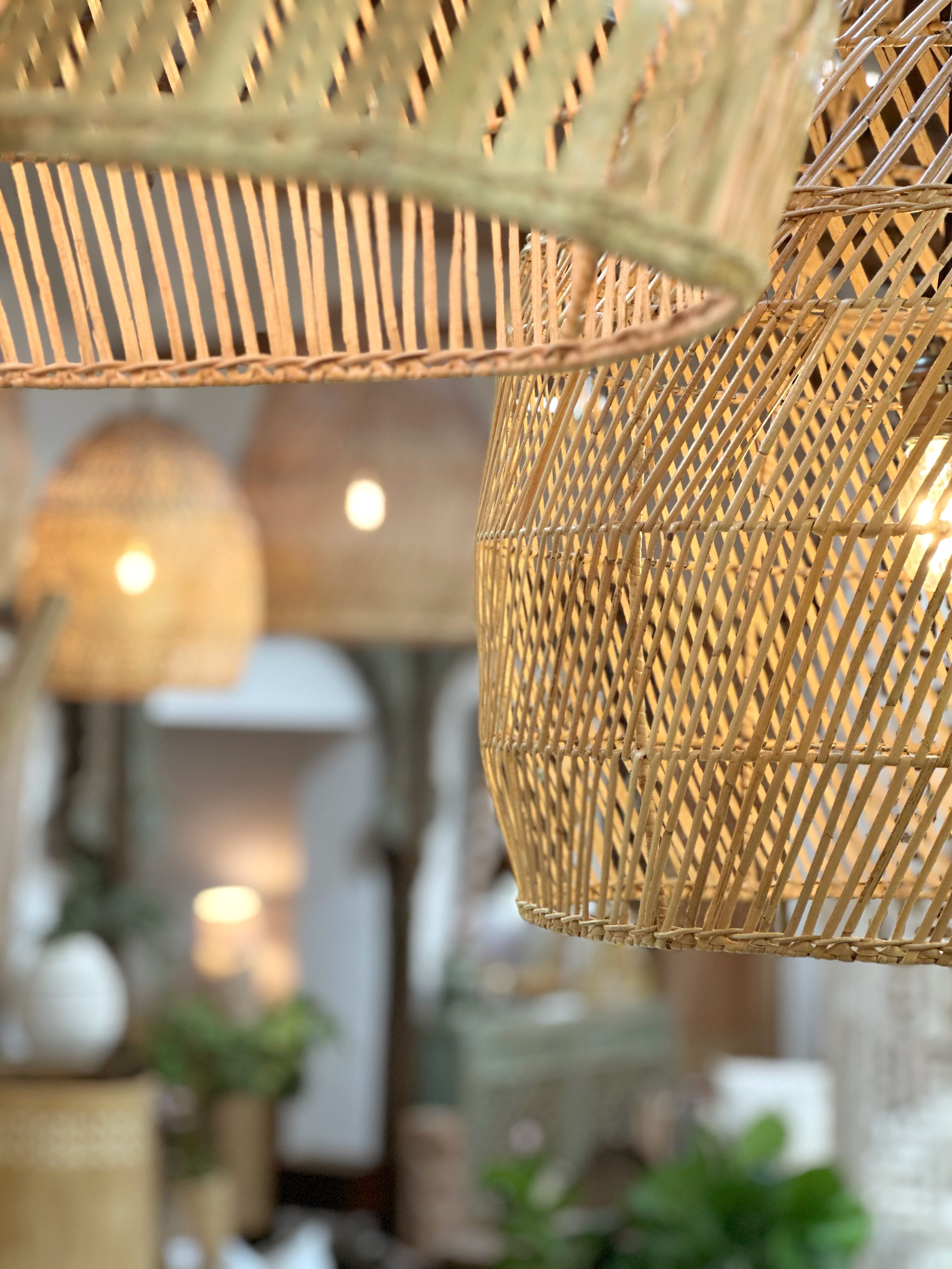 Tulum Handwoven Rattan Pendant Light - Atlas & Kiln