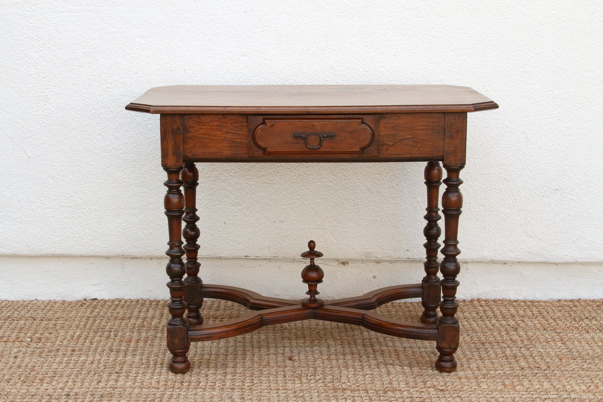 19th Century French Walnut Writing Table - Atlas & Kiln