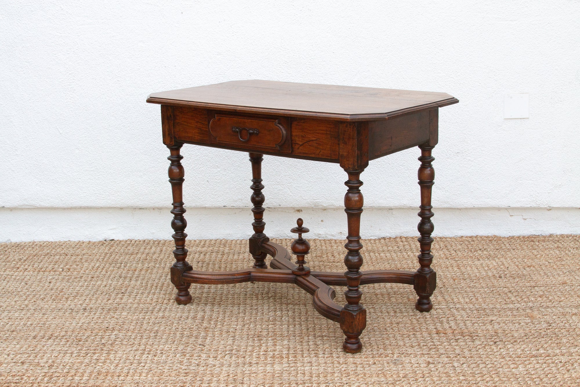 19th Century French Walnut Writing Table - Atlas & Kiln