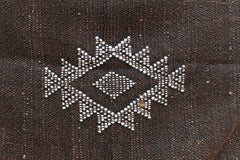 Abbey Moroccan Large Silk Rug Pillow - Atlas & Kiln