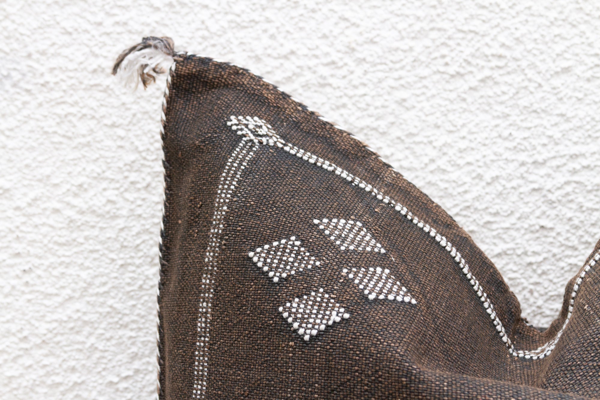 Abbey Moroccan Large Silk Rug Pillow - Atlas & Kiln