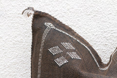 Abbey Moroccan Large Silk Rug Pillow