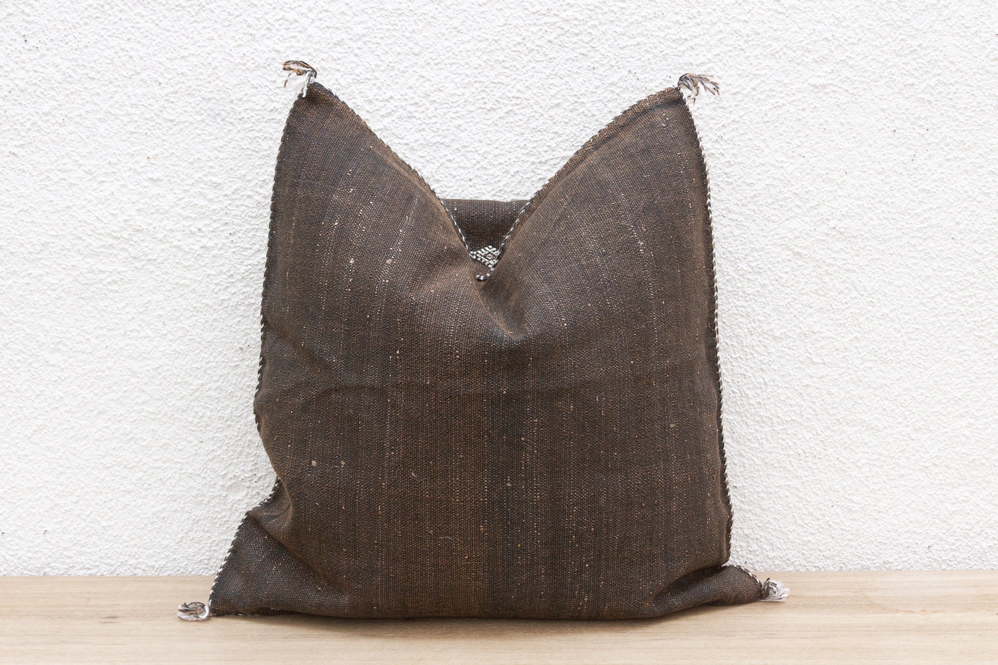 Abbey Moroccan Large Silk Rug Pillow - Atlas & Kiln