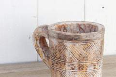 Wooden Wabi Sabi Carved Vessel