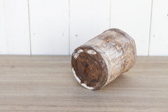 Wooden Wabi Sabi Carved Vessel