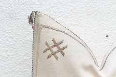 Oasis Linen Large Silk Rug Pillow