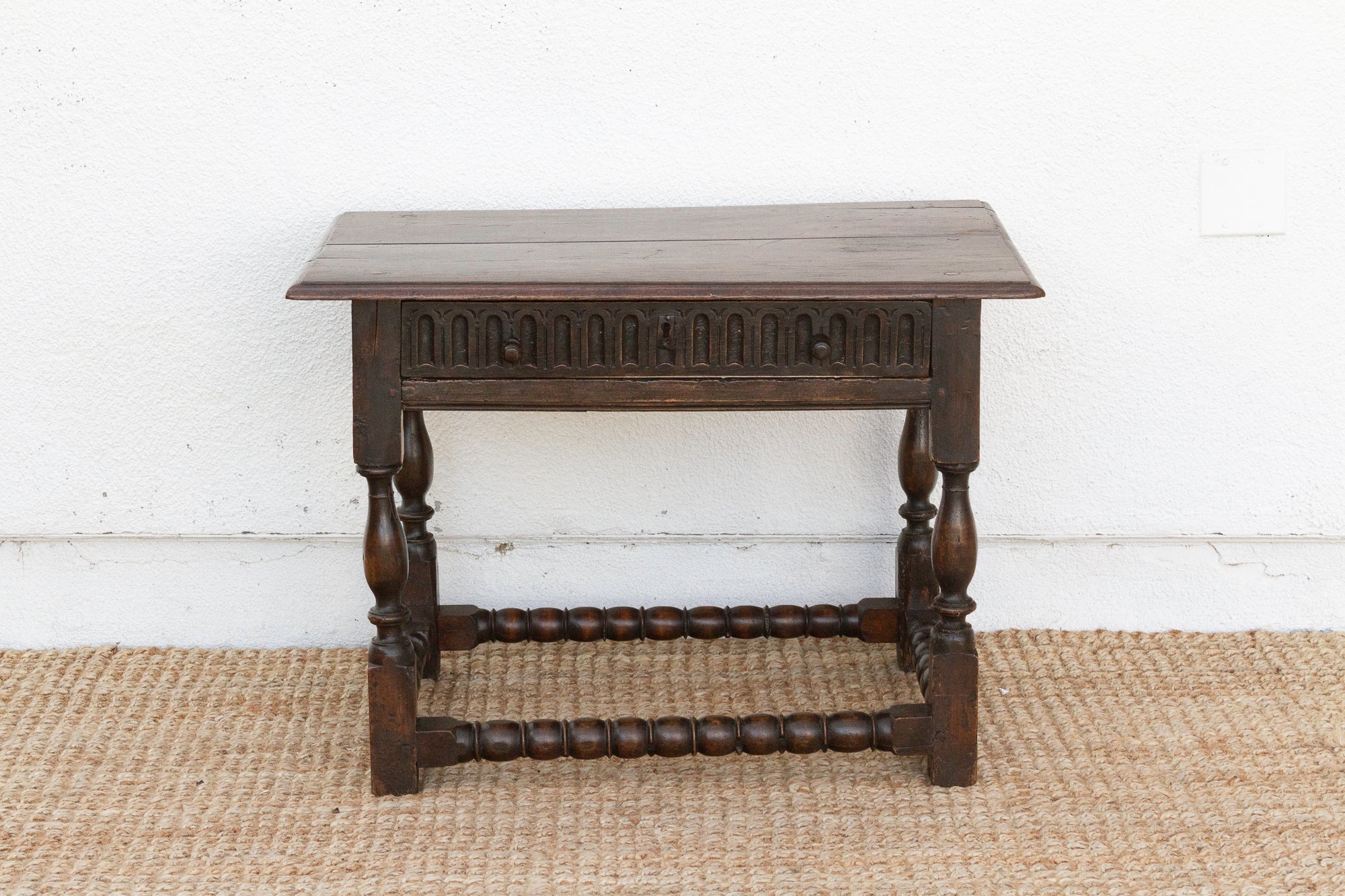 17th Century English Carved Tavern Table - Atlas & Kiln
