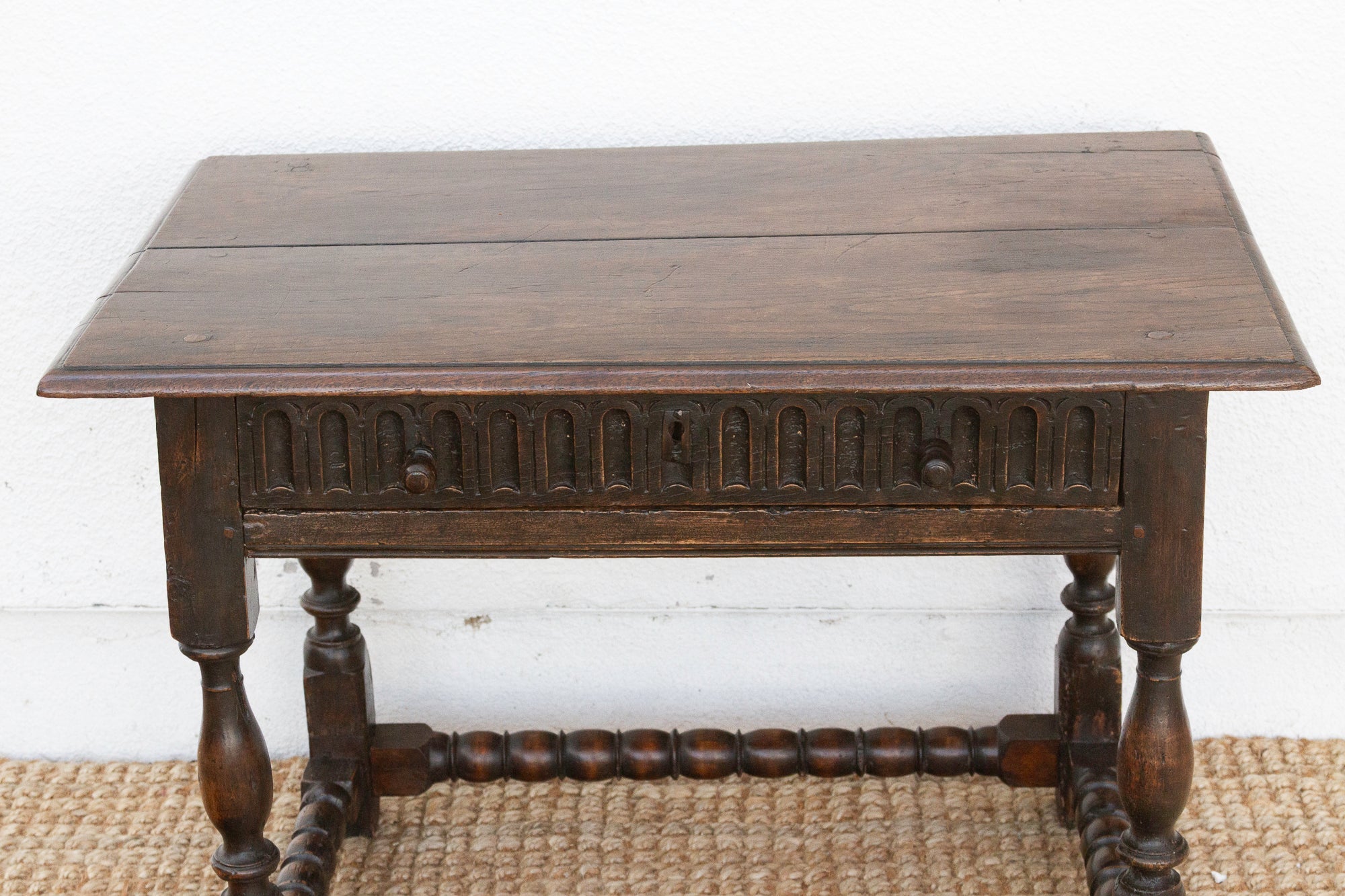 17th Century English Carved Tavern Table - Atlas & Kiln