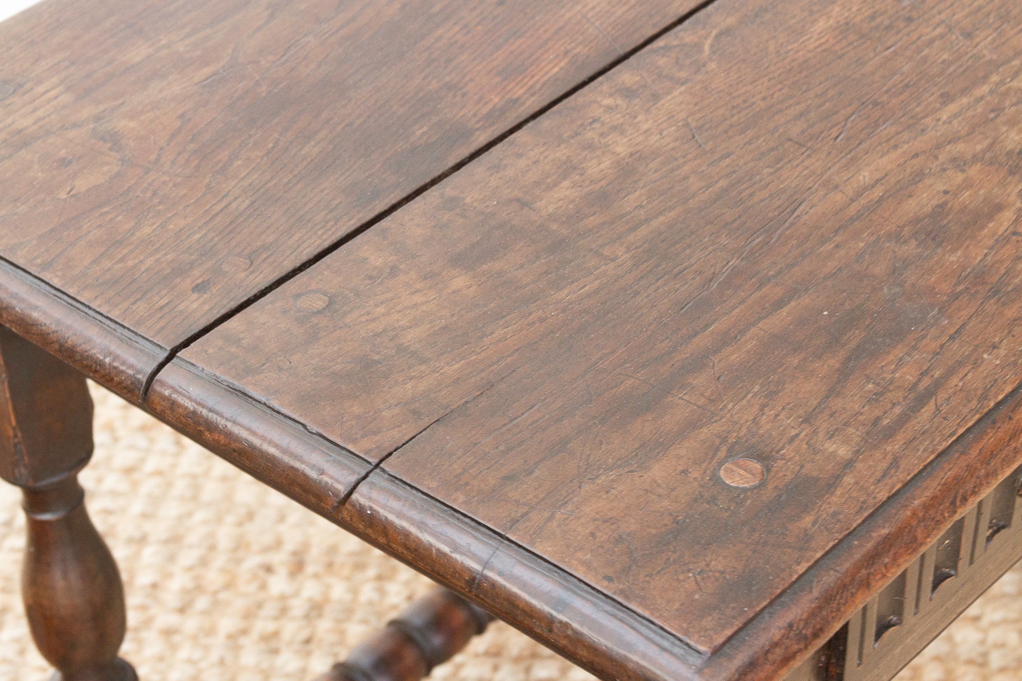 17th Century English Carved Tavern Table - Atlas & Kiln