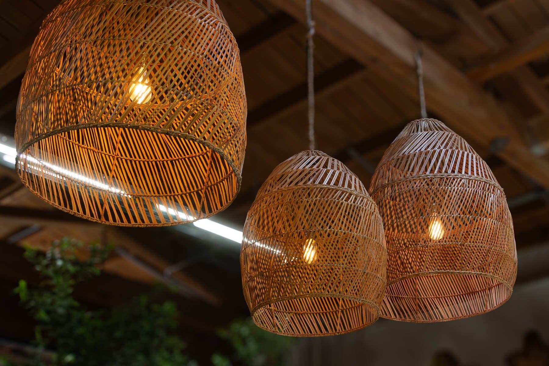 Tulum Handwoven Rattan Pendant Light - Atlas & Kiln