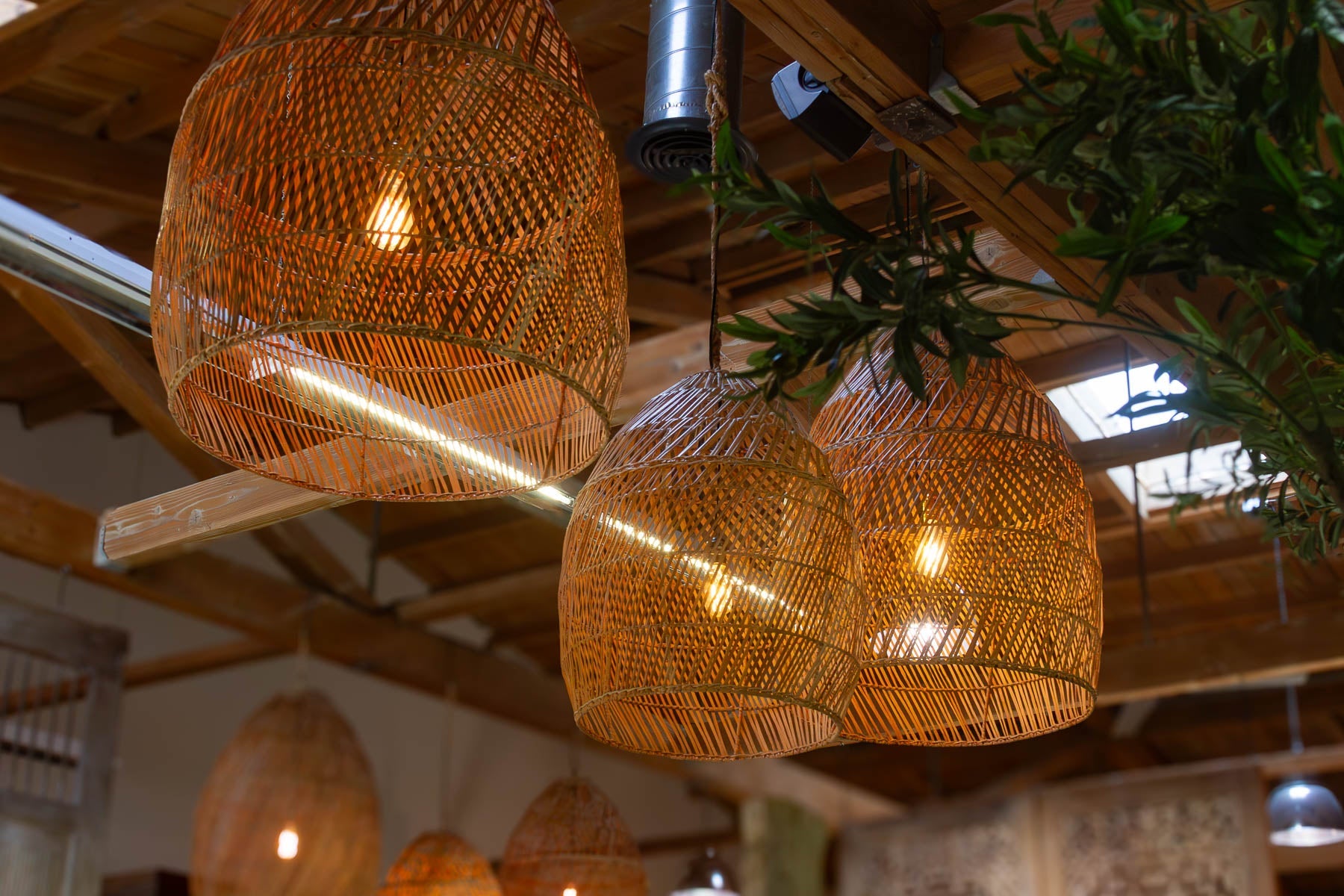 Tulum Handwoven Rattan Pendant Light - Atlas & Kiln